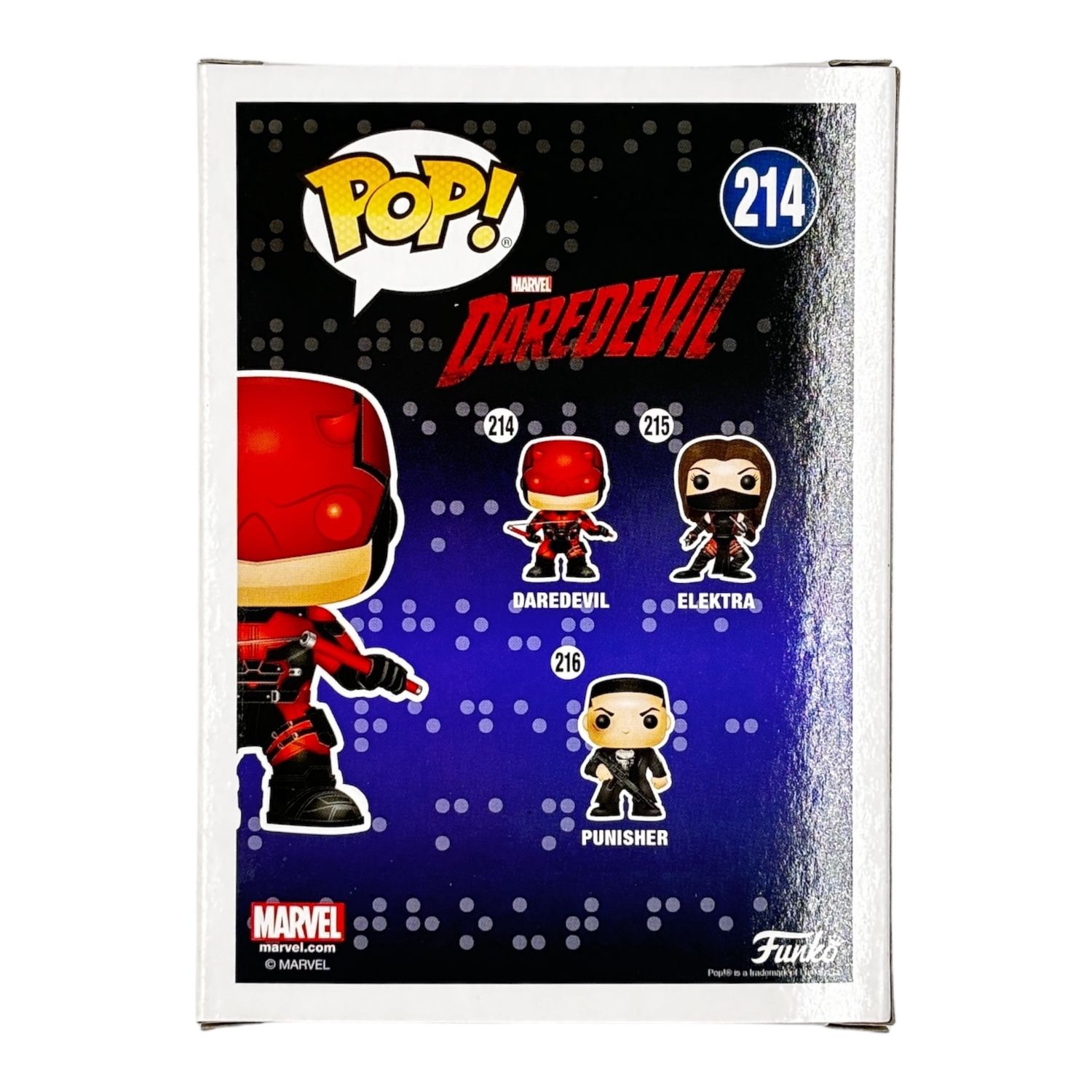 POP! 214 DAREDEVIL SIGNED BY CHARLIE COX