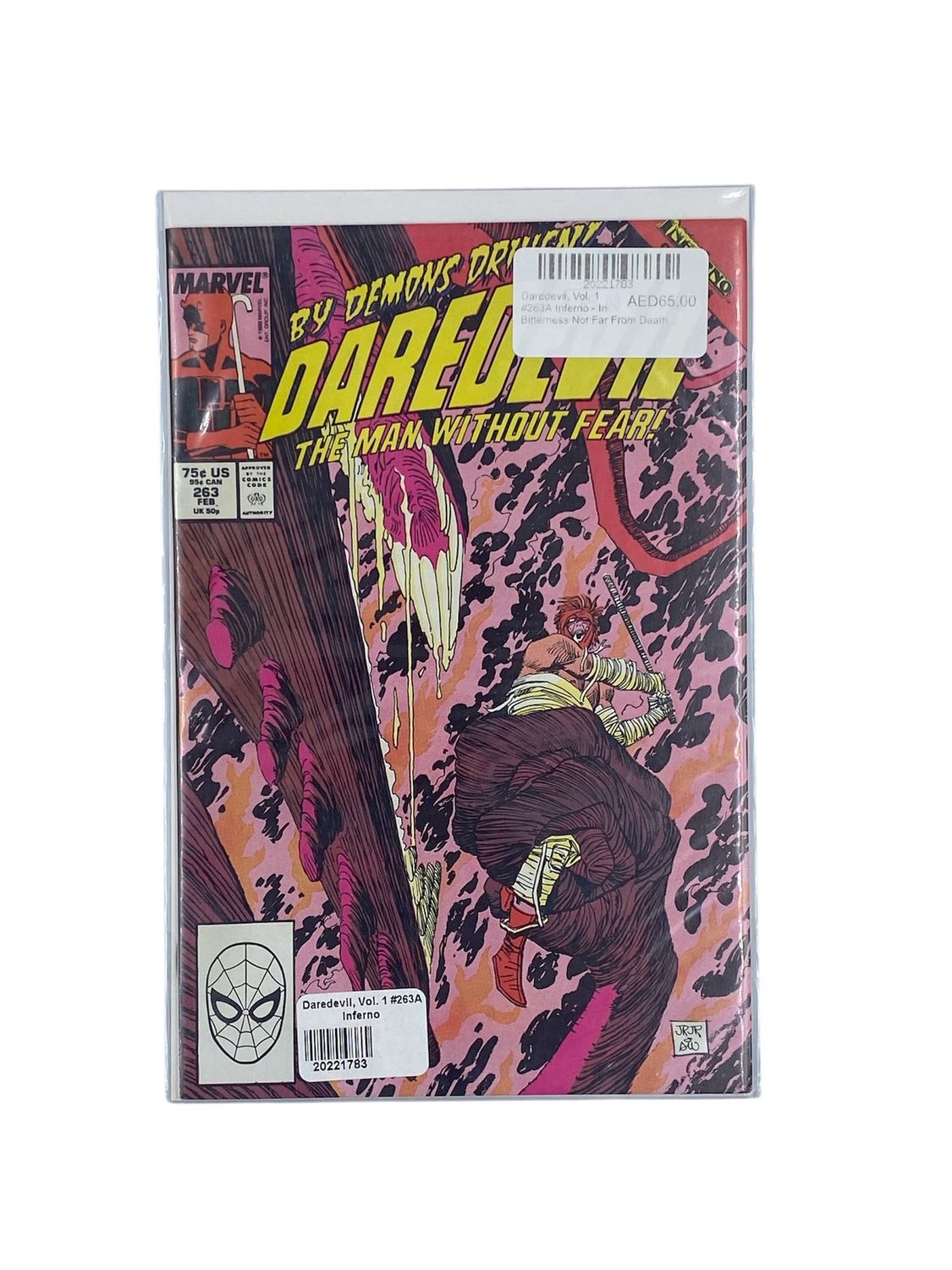 Daredevil, Vol. 1 #263A Inferno - In Bitterness Not Far From Death...