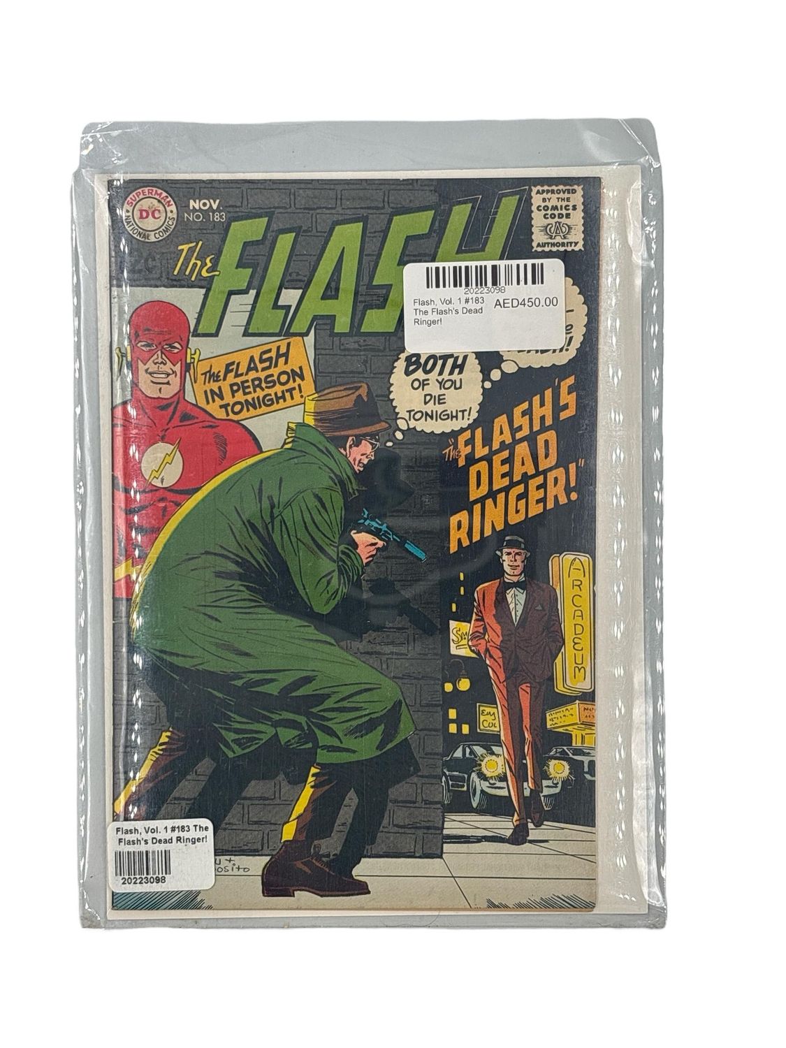 Flash, Vol. 1 #183 The Flash&#39;s Dead Ringer!