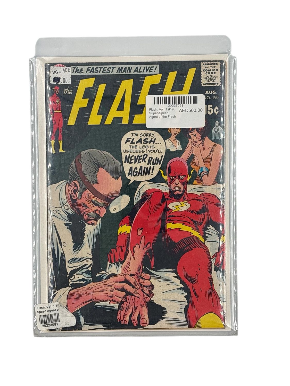 Flash, Vol. 1 #190 Super-Speed Agent of the Flash