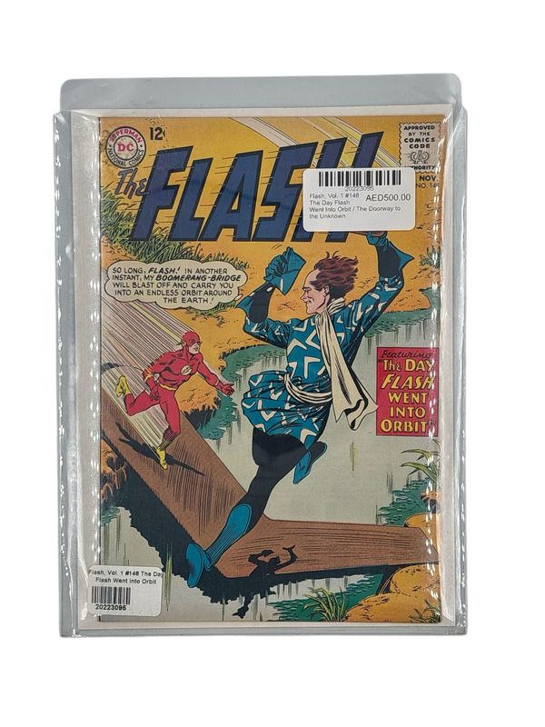 Flash, Vol. 1 #148 The Day Flash Went Into Orbit / The Doorway to the Unknown