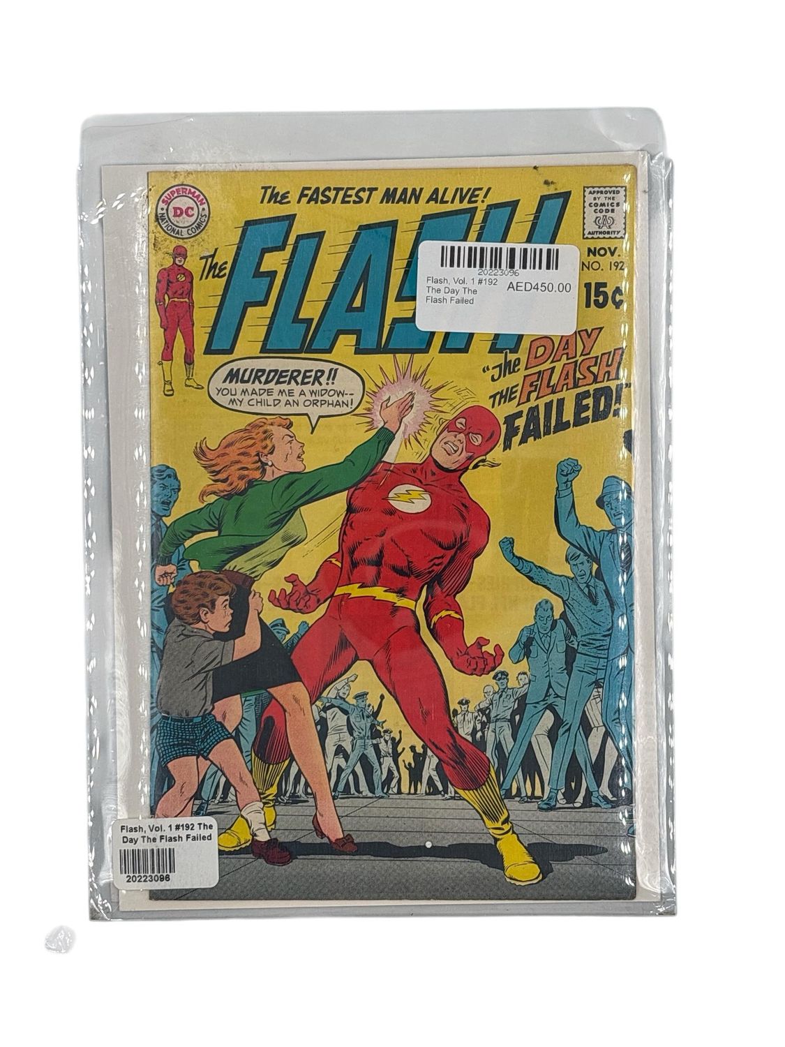 Flash, Vol. 1 #192 The Day The Flash Failed