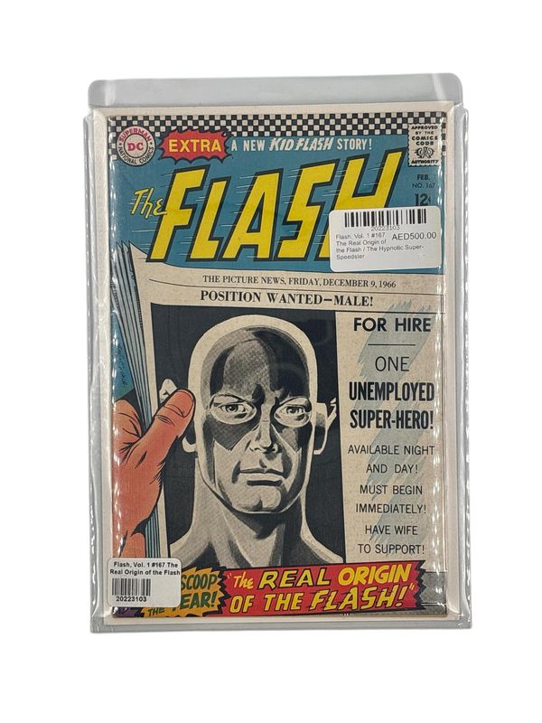 Flash, Vol. 1 #167 The Real Origin of the Flash / The Hypnotic Super-Speedster