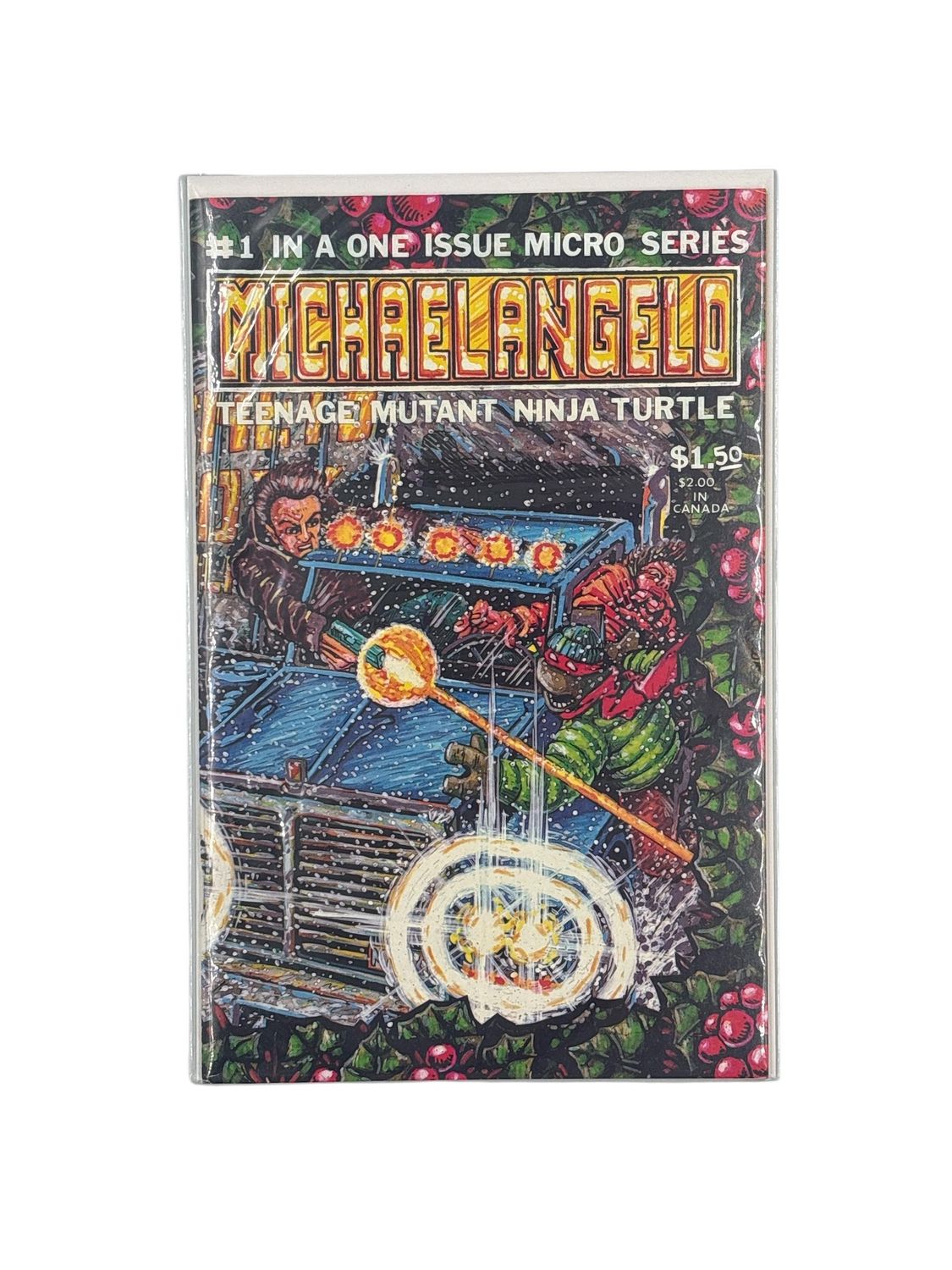 #1 IN A ONE ISSUE MICRO SERIES MICHAEL ANGELO TEENAGE MUTANT NINJA TURTLE