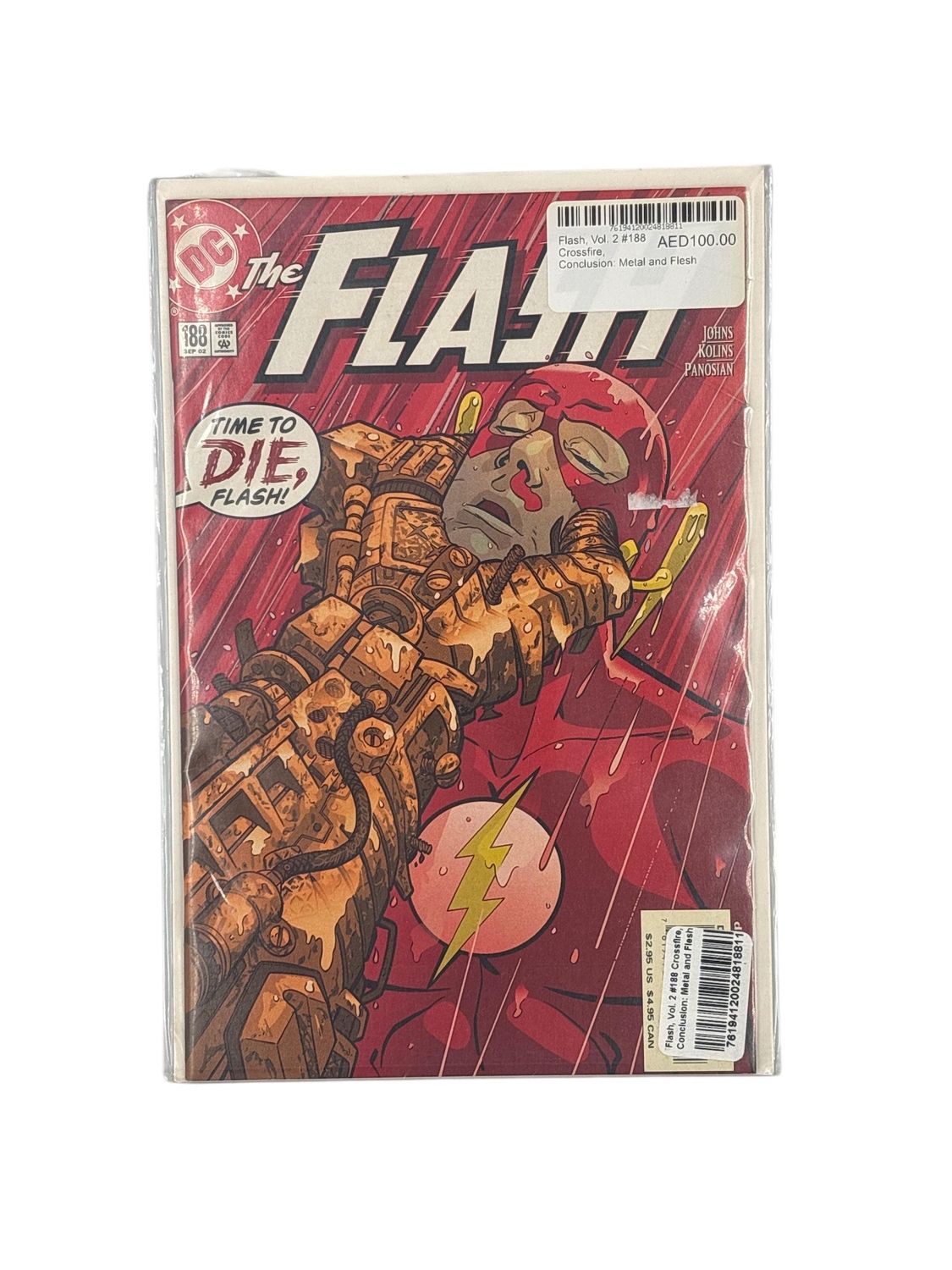 Flash, Vol. 2 #188 Crossfire, Conclusion: Metal and Flesh