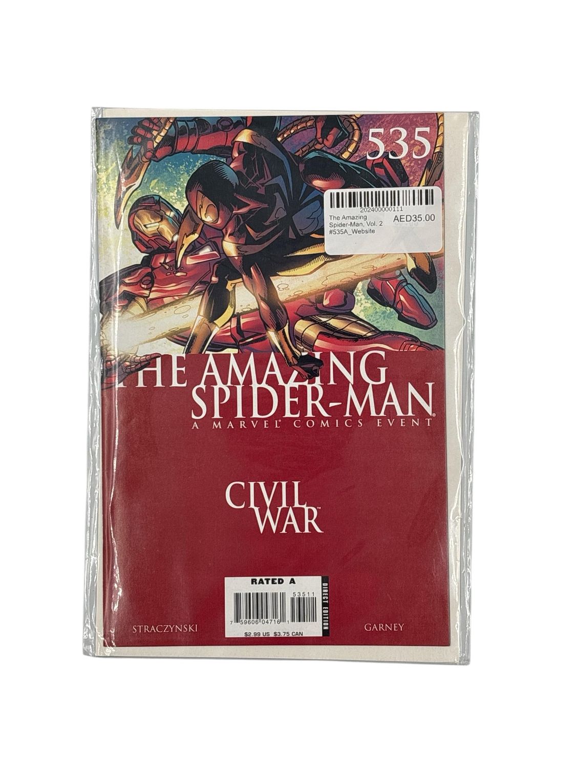 The Amazing Spider-Man, Vol. 2 #535A_Website