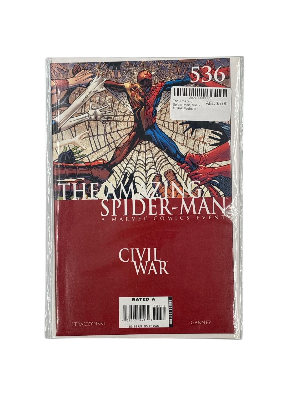 The Amazing Spider-Man, Vol. 2 #536A_Website
