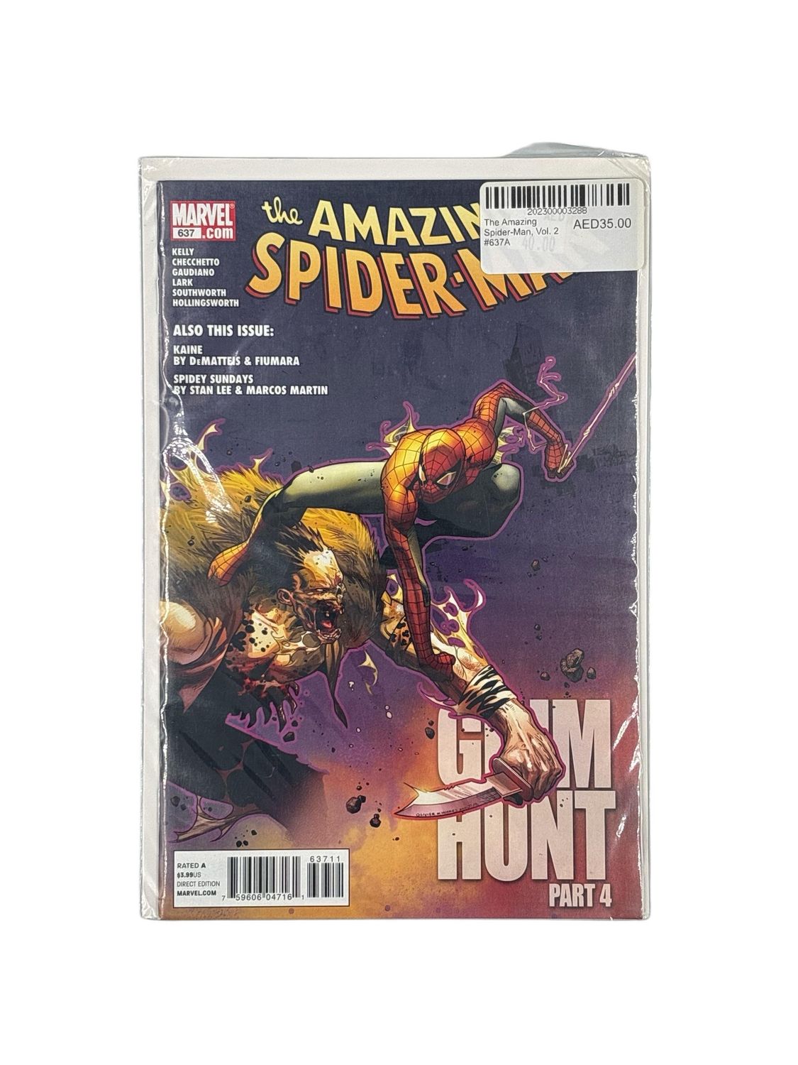 The Amazing Spider-Man, Vol. 2 #637A