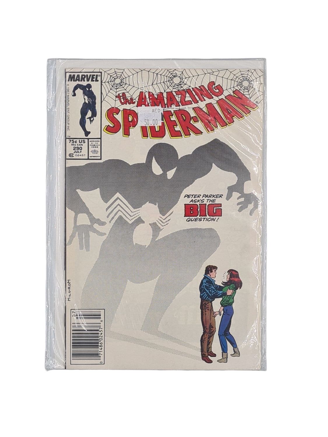 THE AMAZING SPIDERMAN 290 PETER PARKER ASKS THE BIG QUESTION NOW