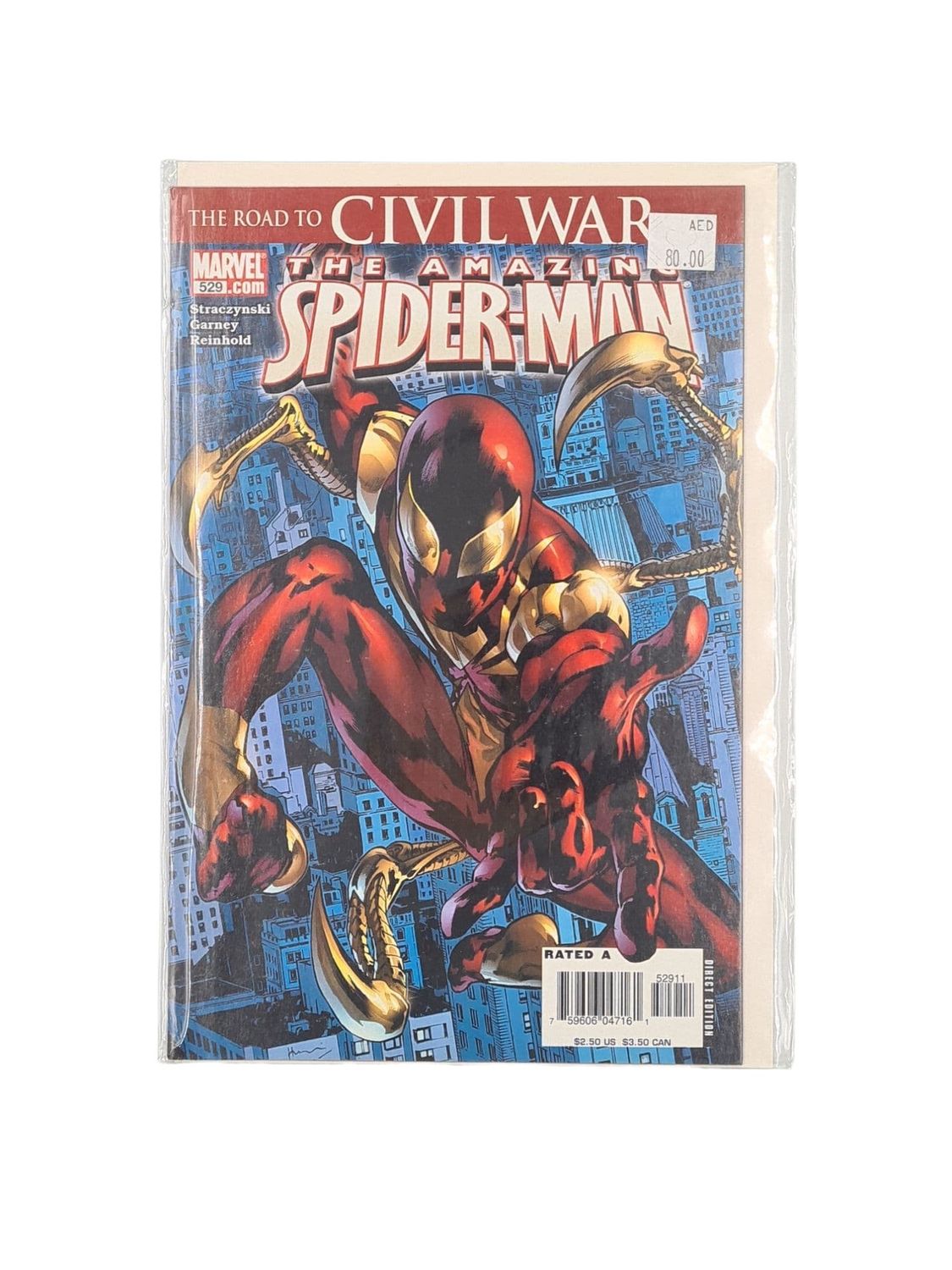 CIVIL WAR THE AMAZING SPIDERMAN 529