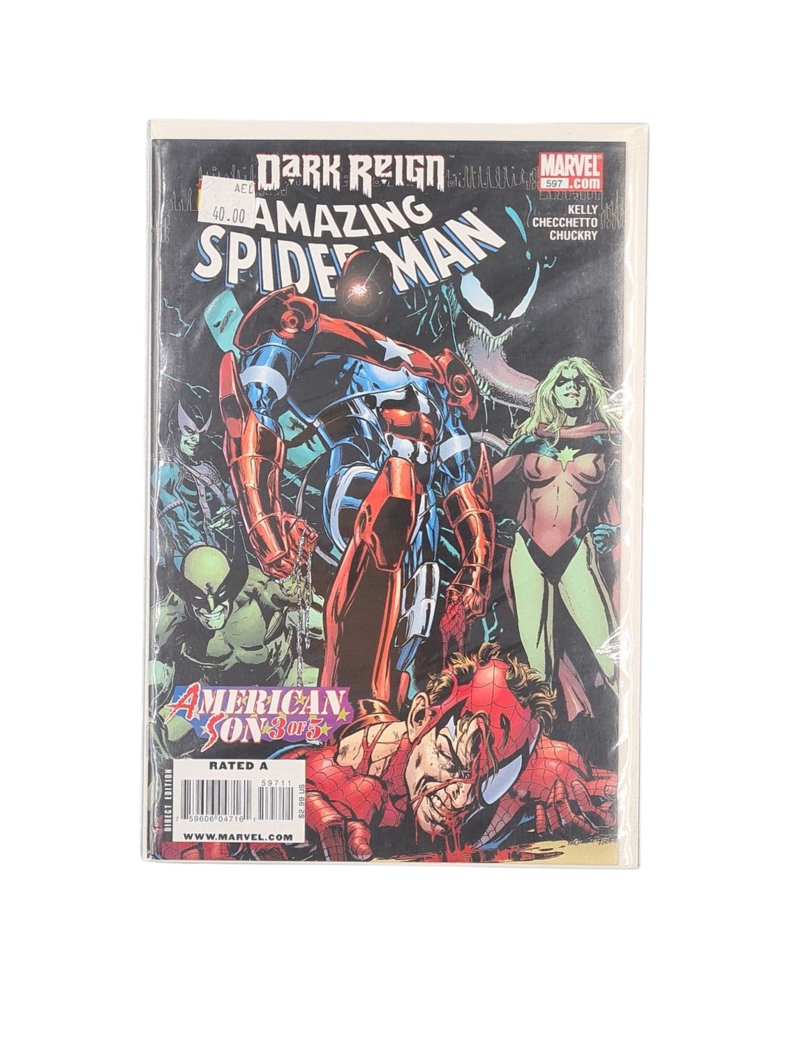 THE AMAZING SPIDERMAN 597 AMERICAN SON 3 OF 5