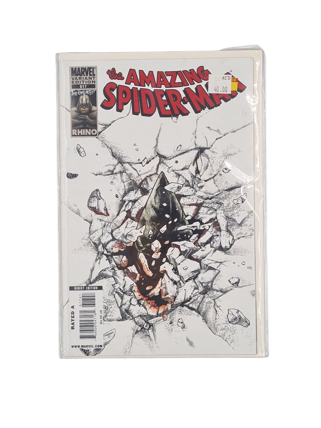 THE AMAZING SPIDERMAN 617 THE GAUNTLET RHINO
