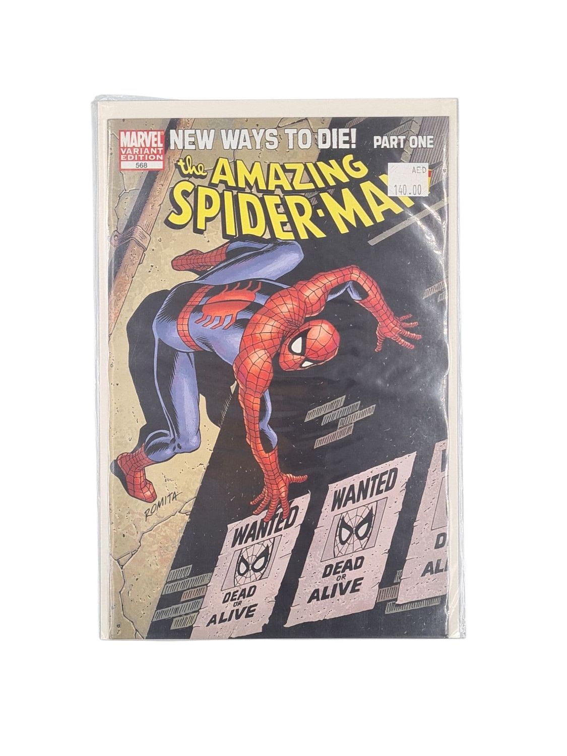 The Amazing Spider-Man #568 Marvel Variant Edition New Ways To Die! Part One