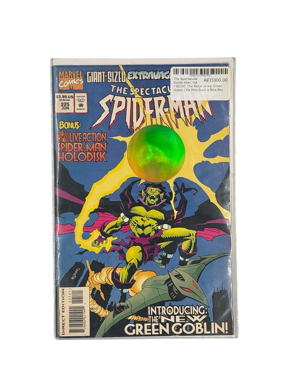 The Spectacular Spider-Man, Vol. 1 #225C The Retun of the Green Goblin / He Was Such a Nice Boy
