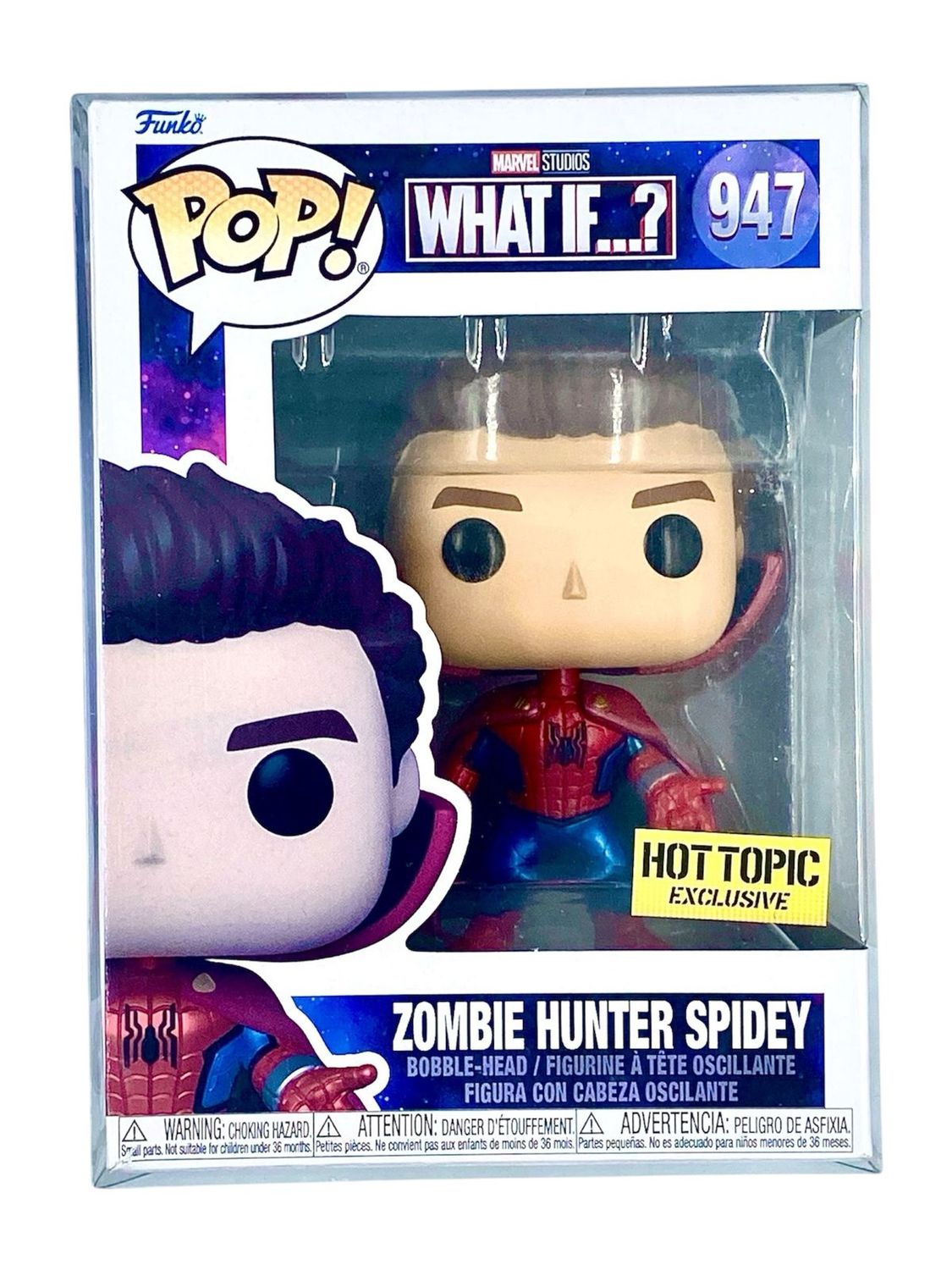 POP! 947 ZOMBIE HUNTER SPIDEY HOT TOPIC EXCLUSIVE