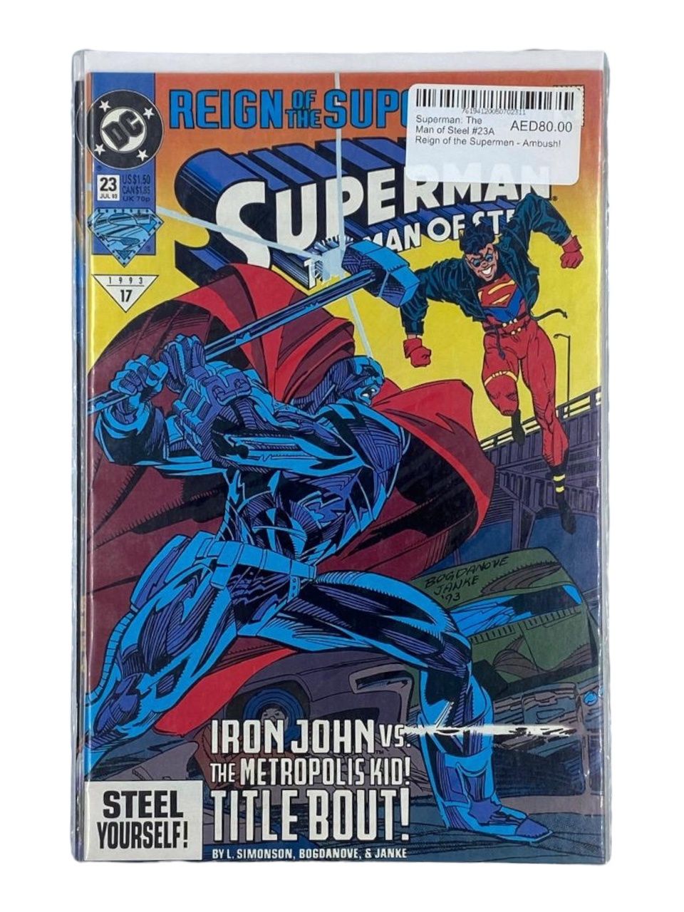 Superman: The Man of Steel #23A Reign of the Supermen - Ambush!