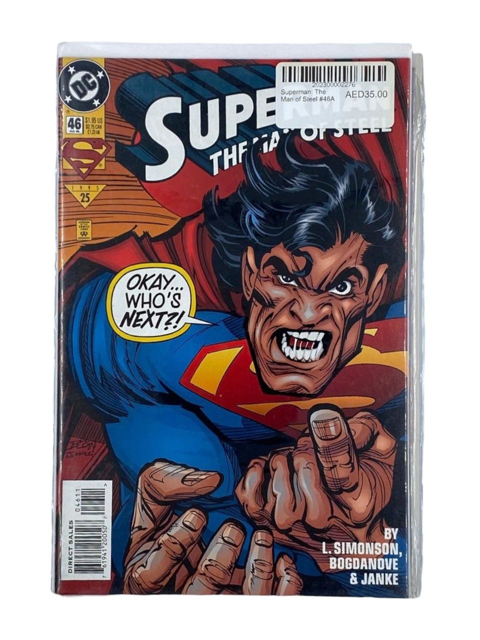 Superman: The Man of Steel #46A