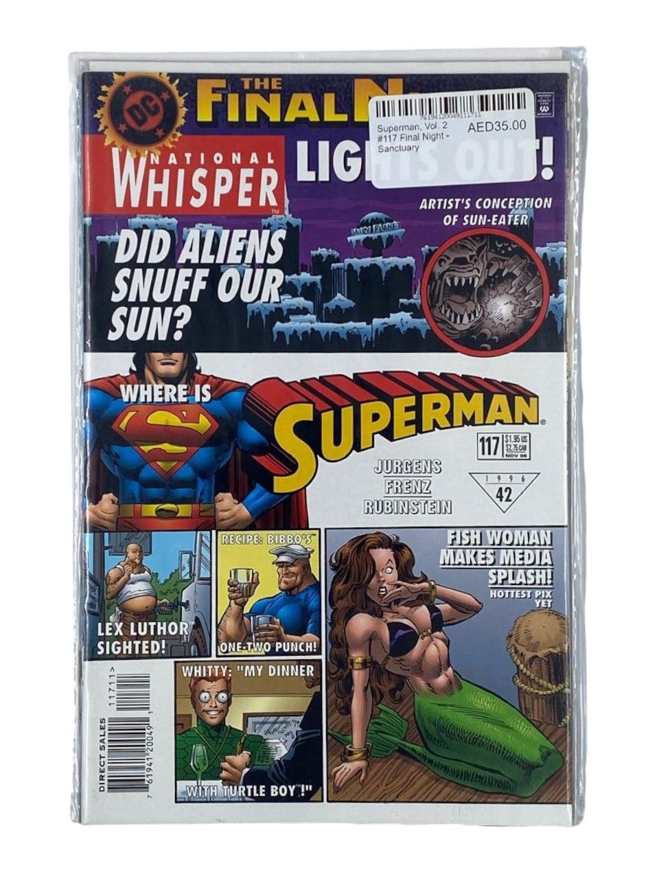 Superman, Vol. 2 #117 Final Night - Sanctuary