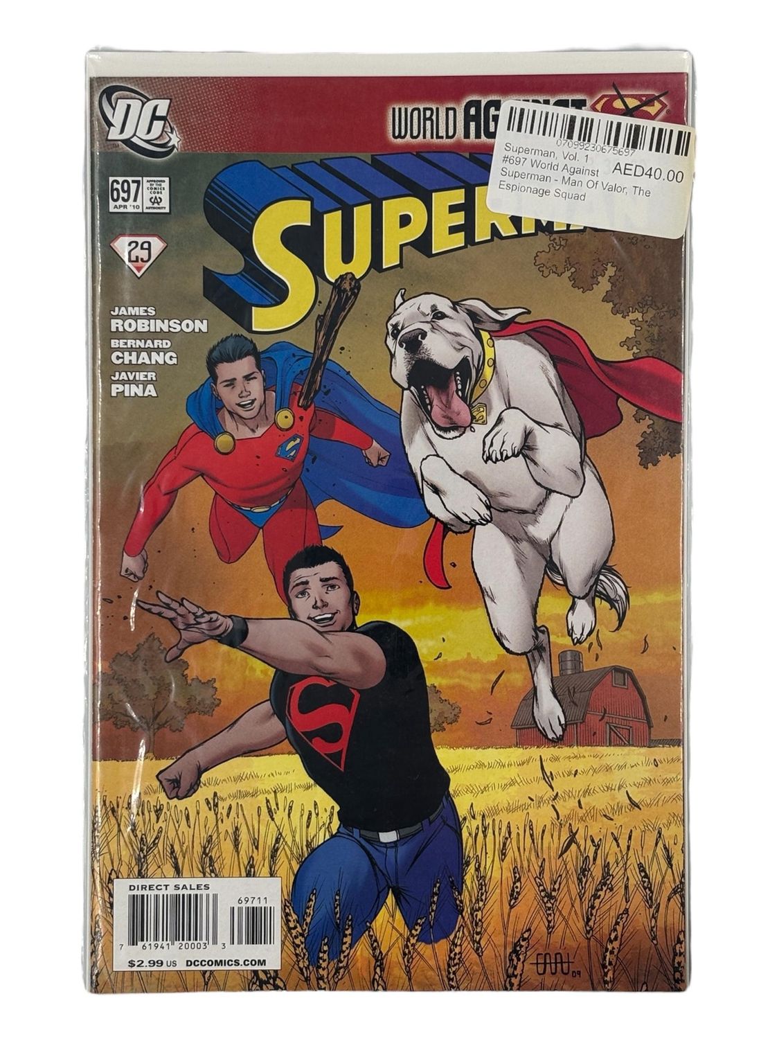 Superman, Vol. 1 #697 World Against Superman - Man Of Valor, The Espionage Squad