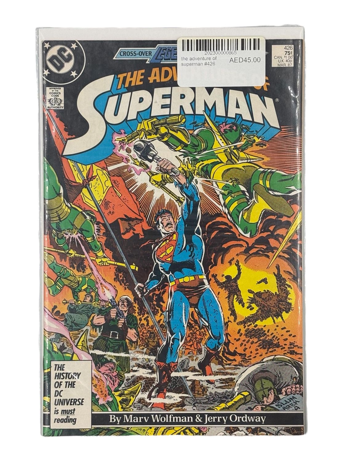 the adventure of superman #426