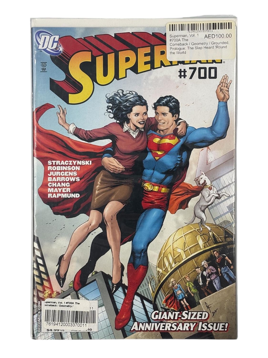 Superman, Vol. 1 #700A The Comeback / Geometry / Grounded, Prologue: The Slap Heard &#39;Round the World