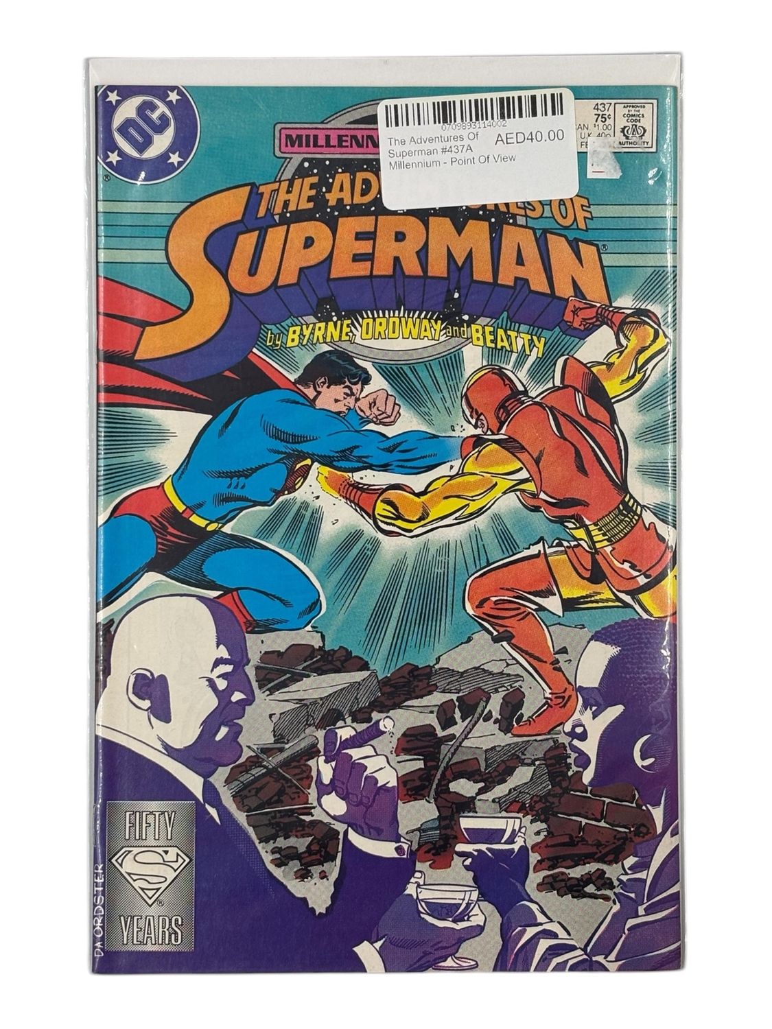 The Adventures Of Superman #437A Millennium - Point Of View