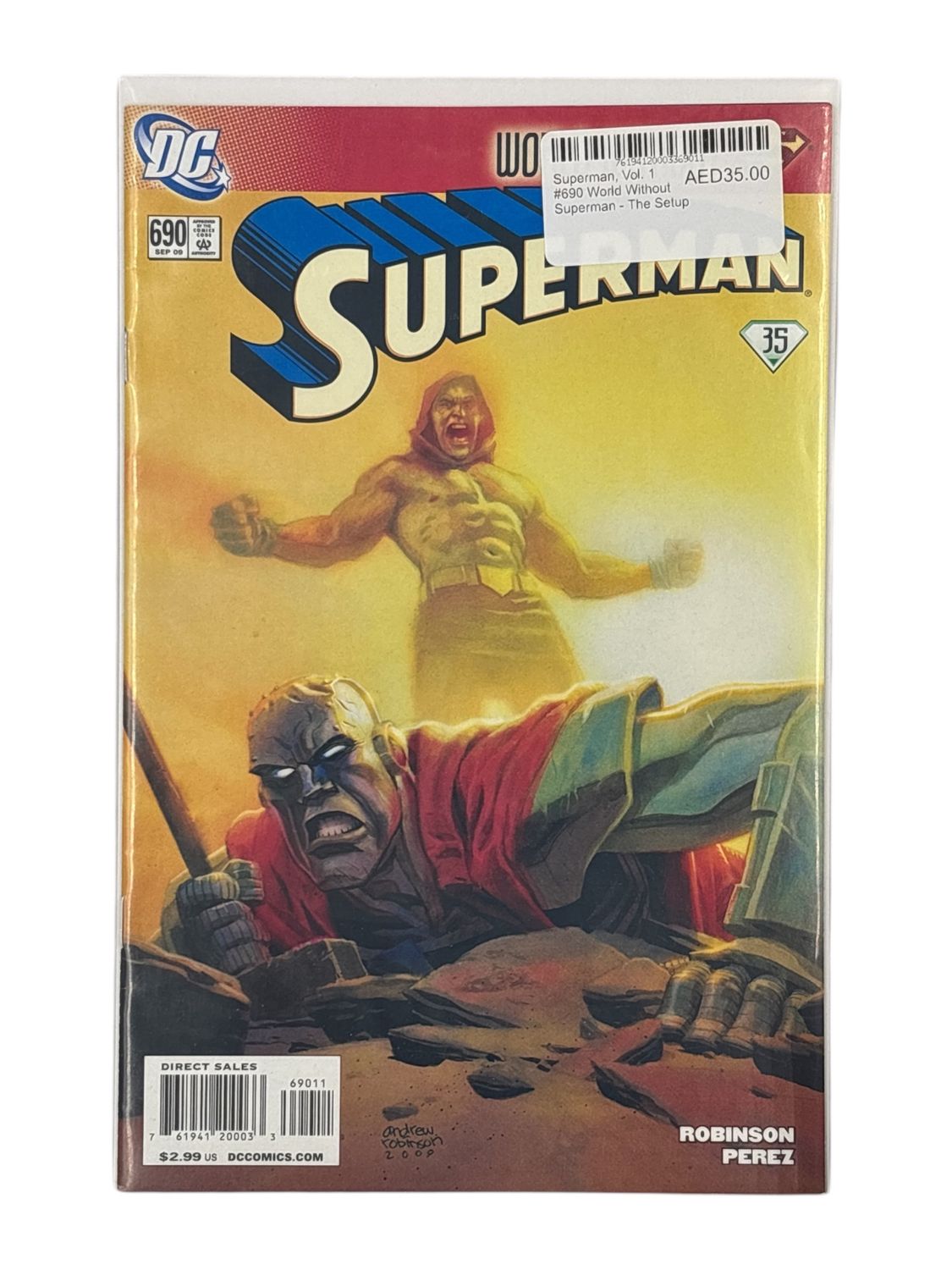 Superman, Vol. 1 #690 World Without Superman - The Setup