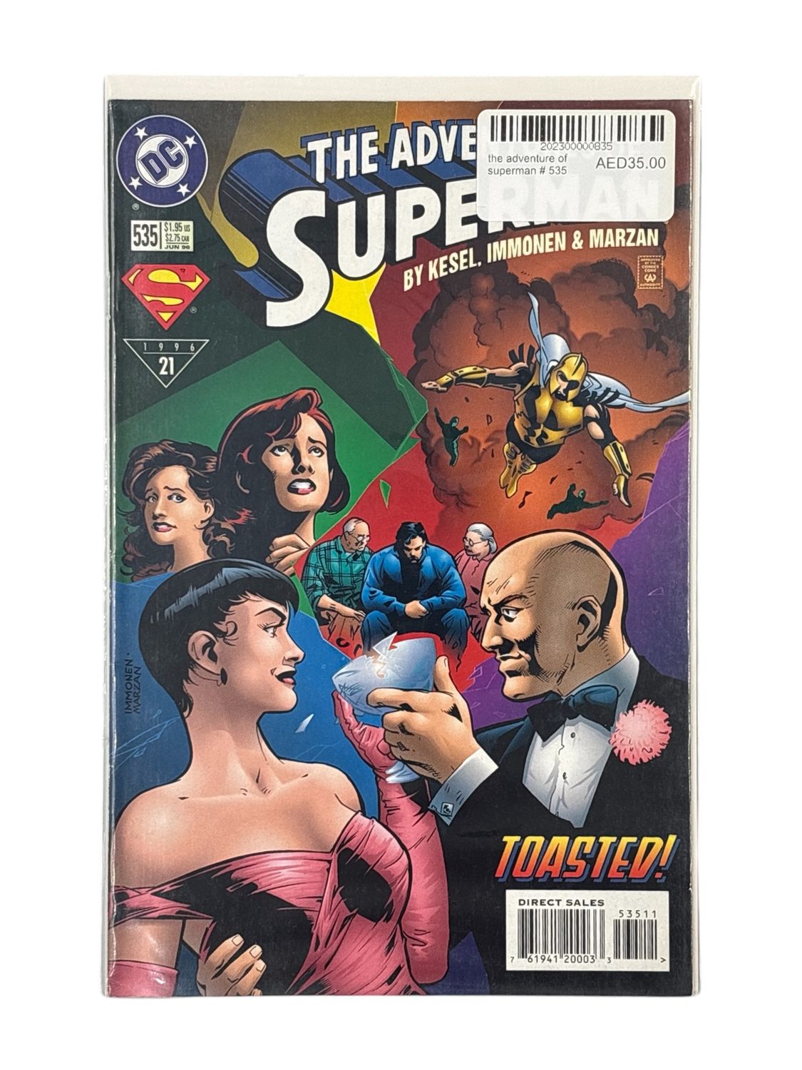 the adventure of superman # 535