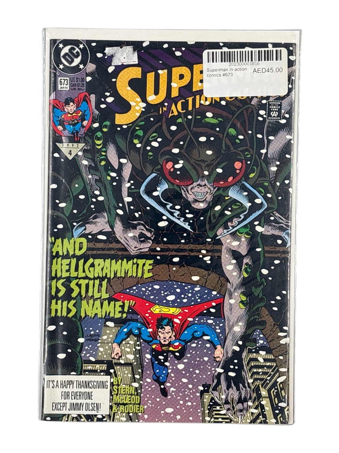 Superman in action comics #673