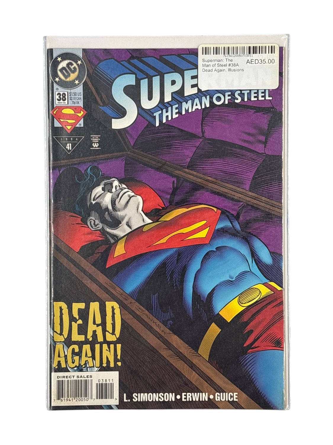 Superman: The Man of Steel #38A Dead Again, Illusions
