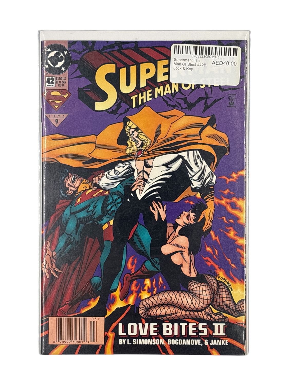 Superman: The Man Of Steel #42B Lock &amp; Key