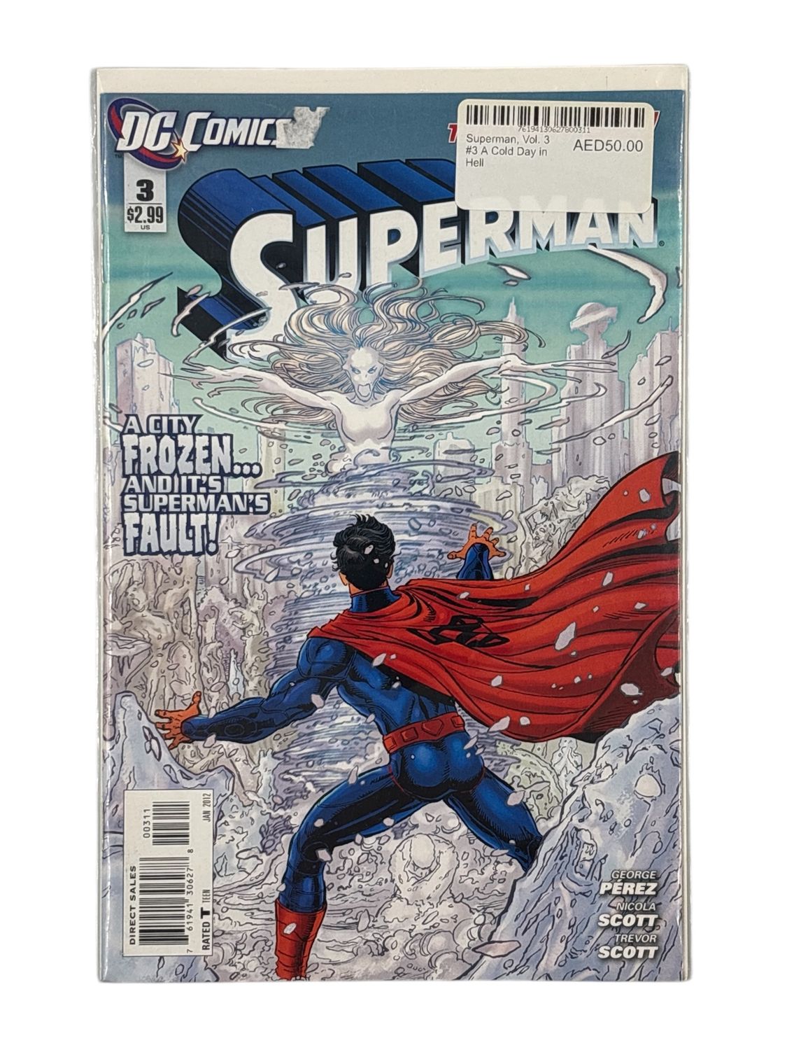 Superman, Vol. 3 #3 A Cold Day in Hell