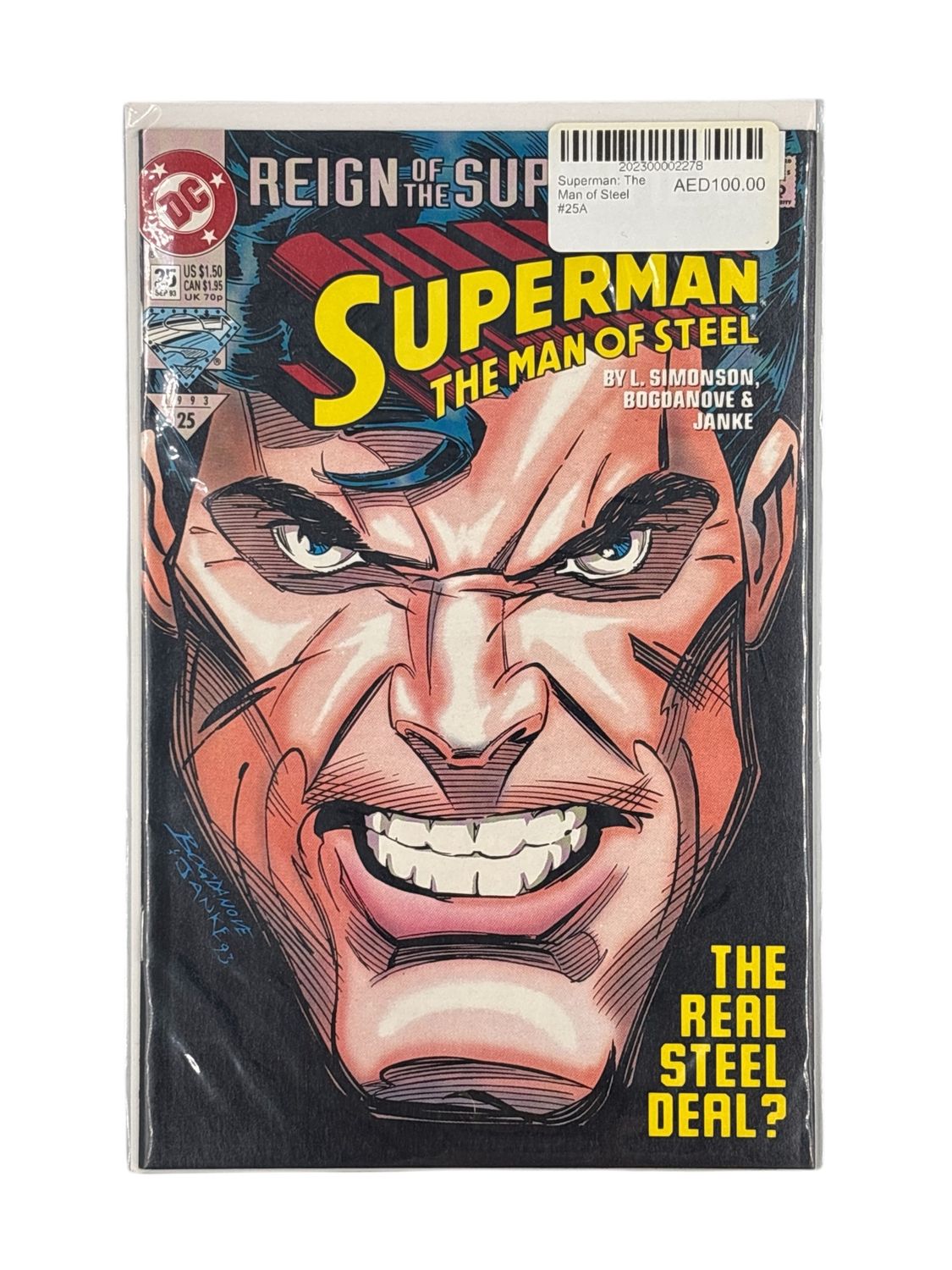 Superman: The Man of Steel #25A