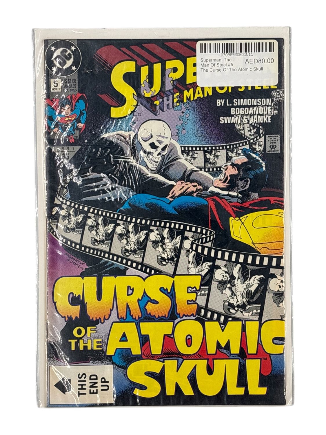 Superman: The Man Of Steel #5 The Curse Of The Atomic Skull