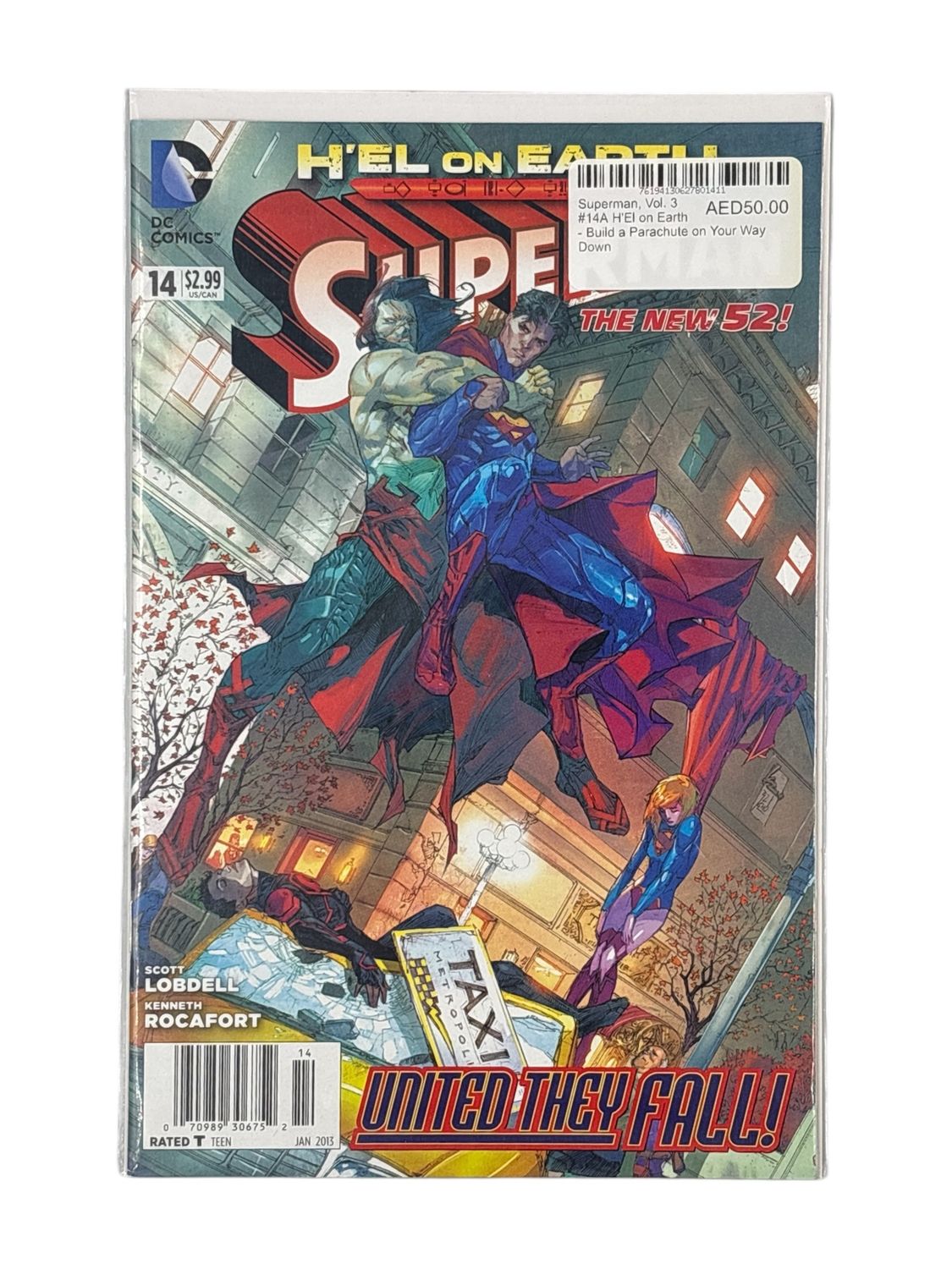 Superman, Vol. 3 #14A H&#39;El on Earth - Build a Parachute on Your Way Down