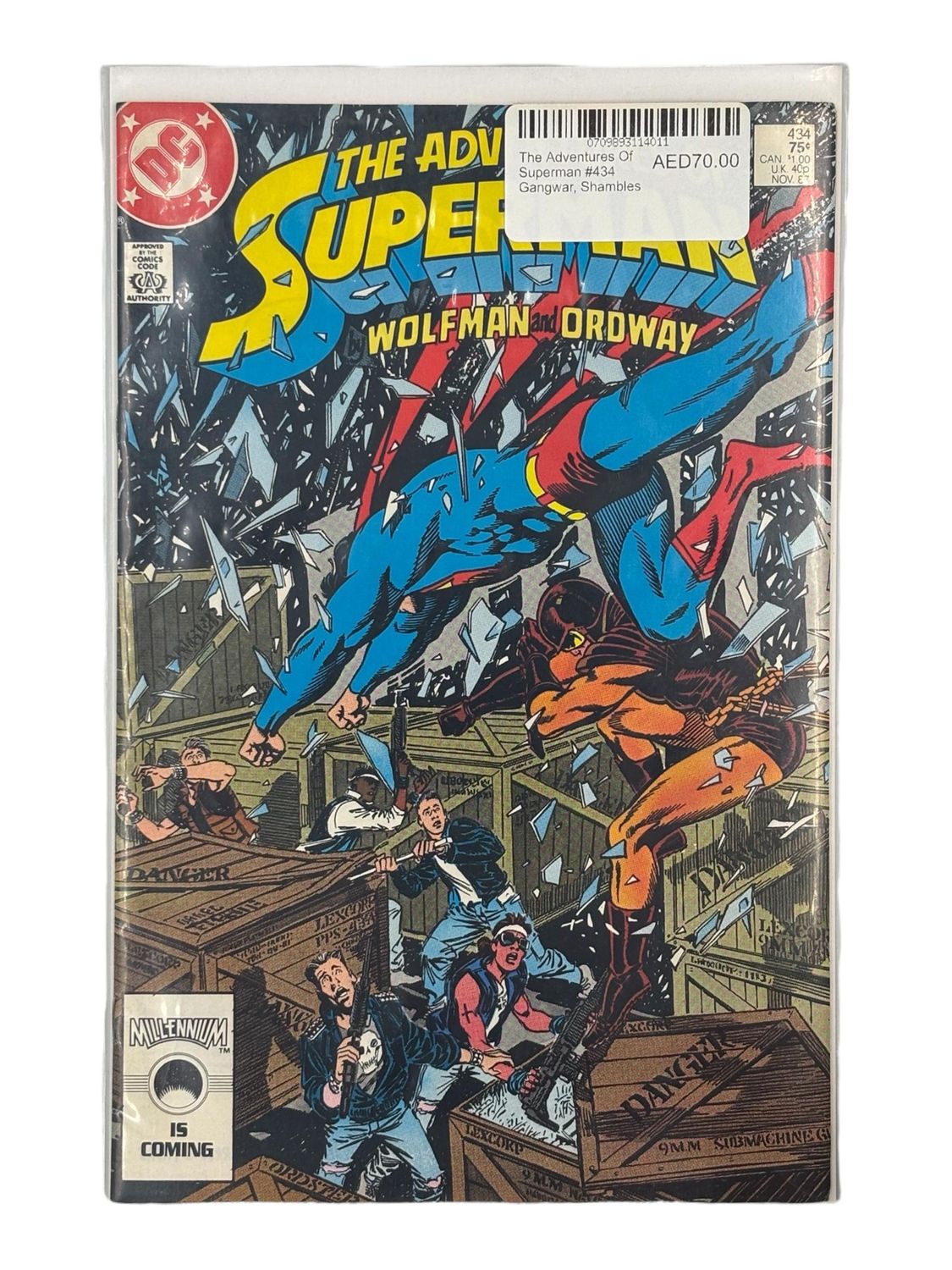 The Adventures Of Superman #434 Gangwar, Shambles