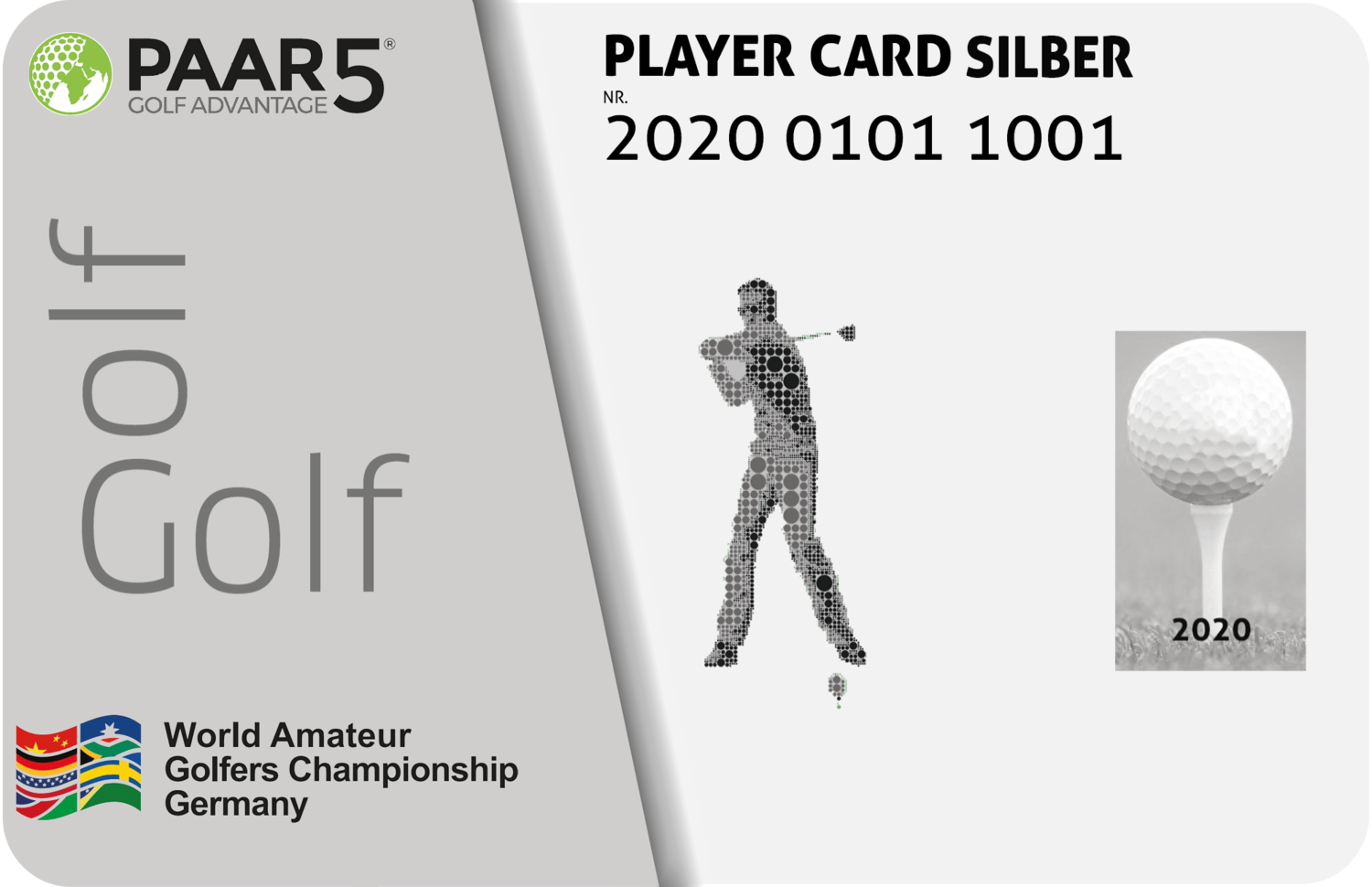 Die WAGC Player Card 2020