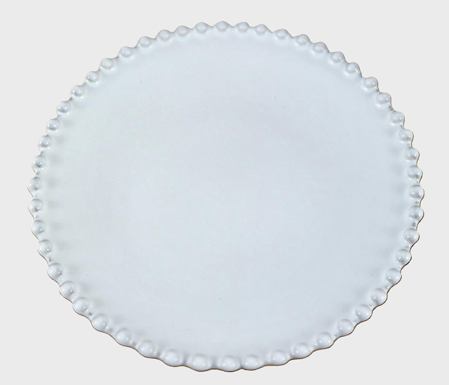 Klein bordje in Pearl Wit 17 cm