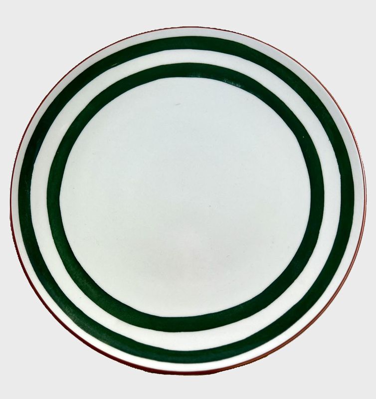 Diner bord Mykonos donkergroen 27 CM