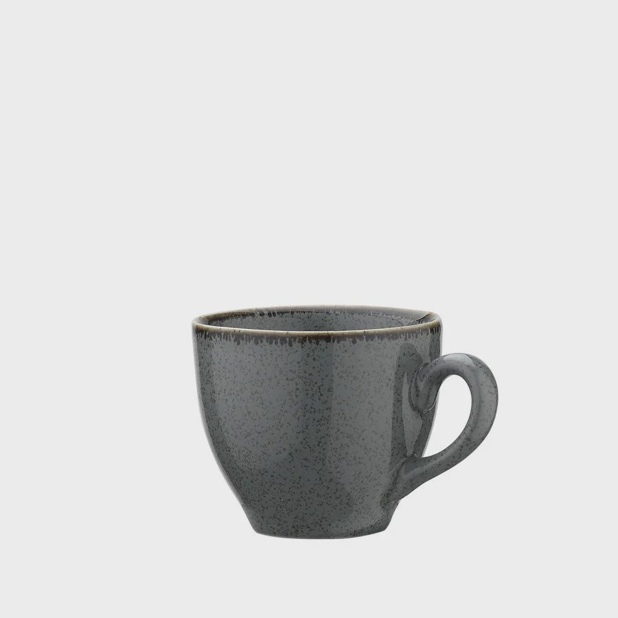Espresso kopje met schotel - petrol