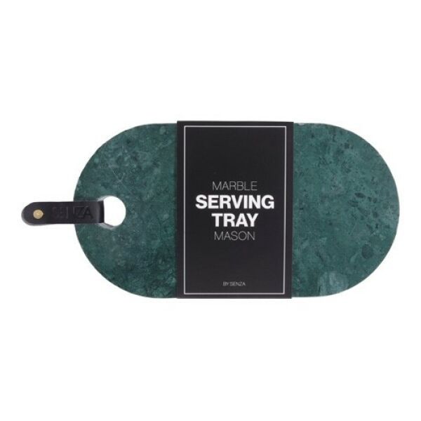 Serveer plank marmer groen - Senza