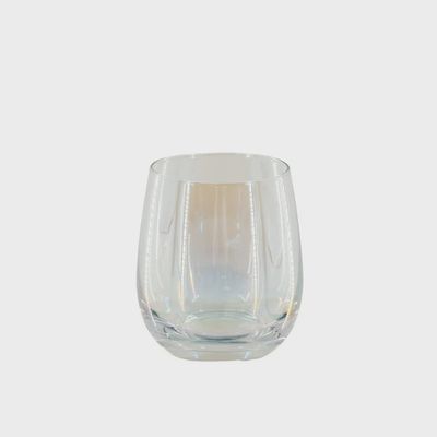 Waterglas met parelmoer glans