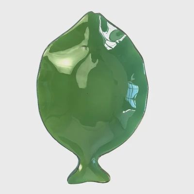 Groen schaaltje in de vorm van een vis van Imbarro