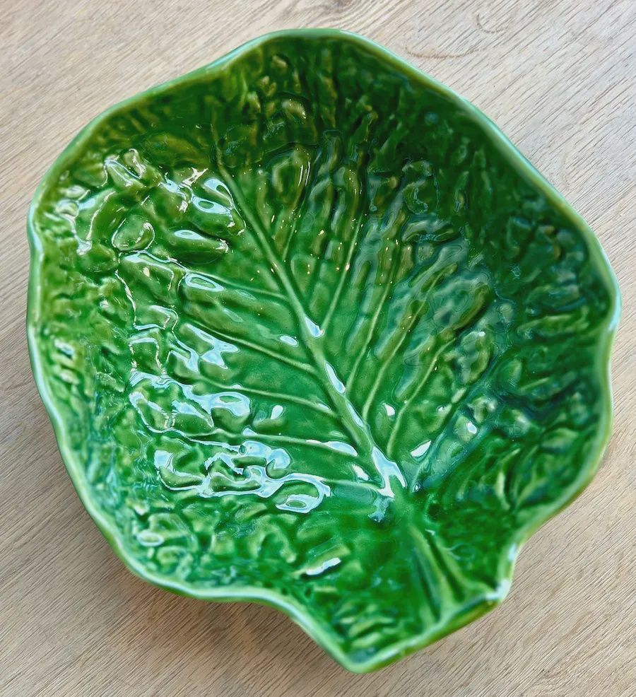 Grote schaal &#39;slablad&#39; groen