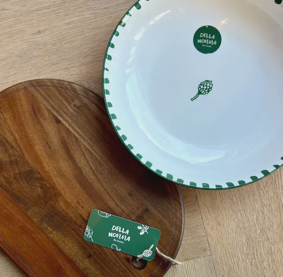 Serveerplank Della Nonna bruin hout