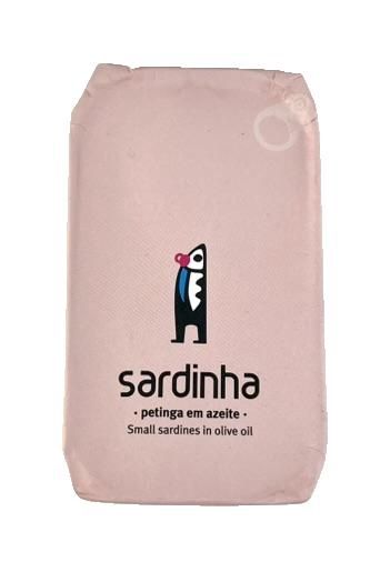 sardines in blik in olijfolie met leuke verpakking