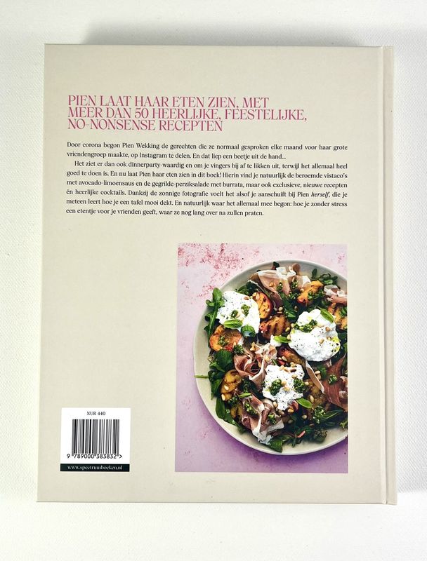 Kookboek Pien laat haar eten zien achterkant