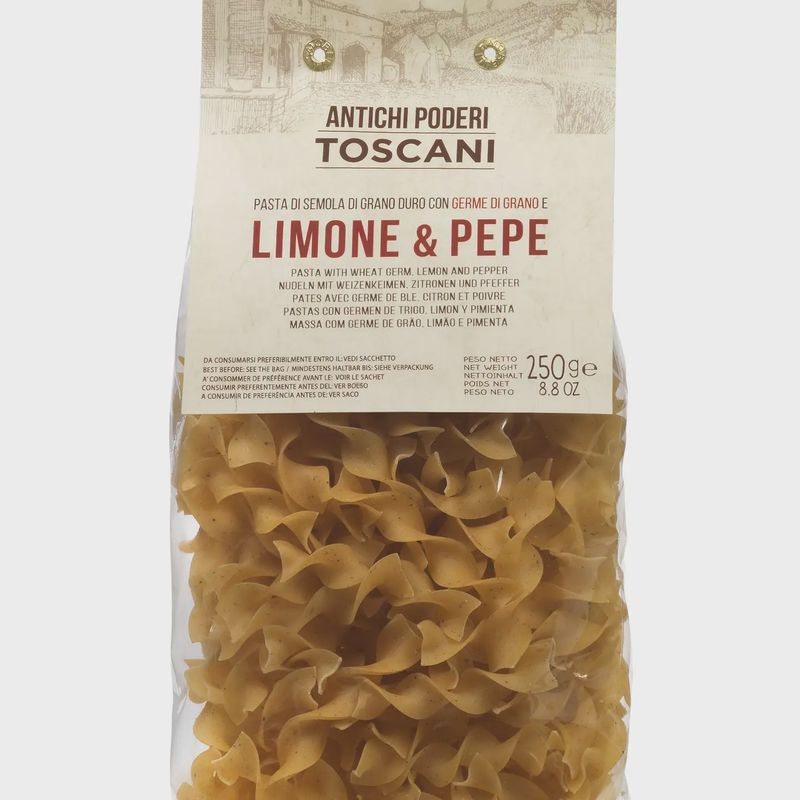 Pasta pappardelline met citroen en peper 250 gram