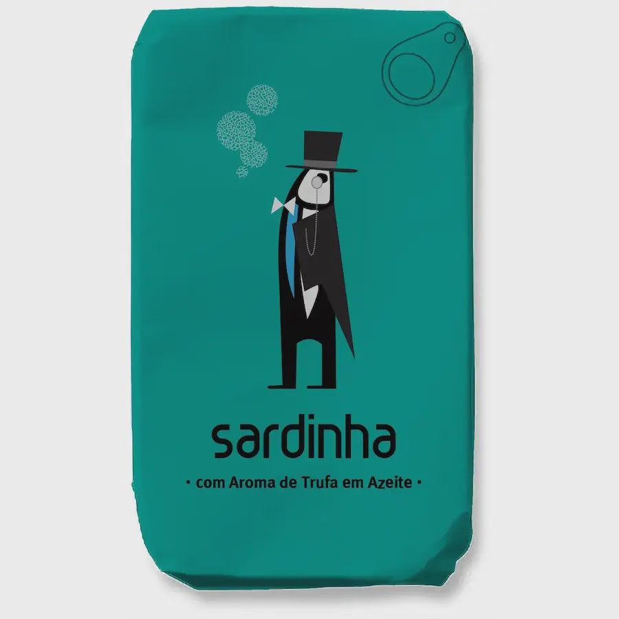 Blikje sardines in truffel