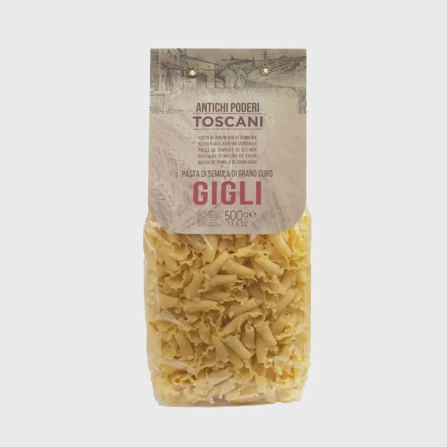 Antichi Poderi Toscani Gigli Italiaanse pasta van harde tarwe 500 gram traditionele pasta uit Toscane